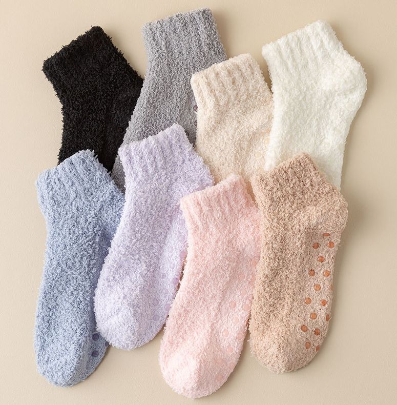 CozyStep Slipper Socks — 6 Pack