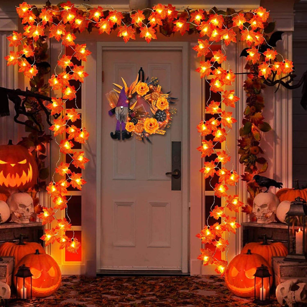 Maple Leaf LED String Lights