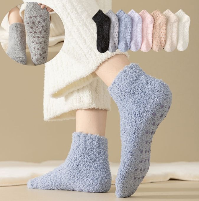 CozyStep Slipper Socks — 6 Pack
