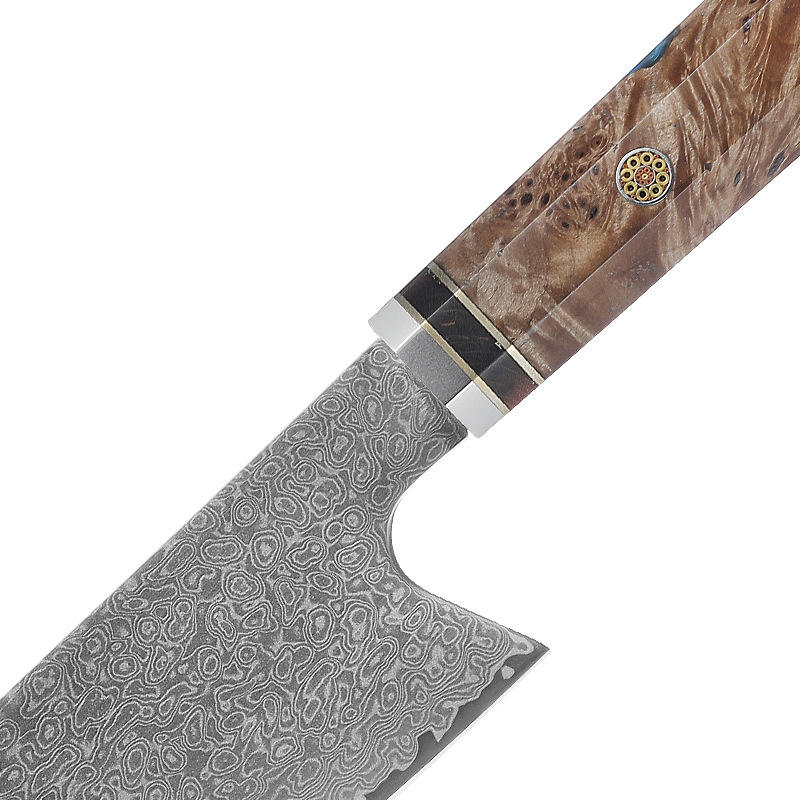 Petal & Pine Damascus Chef Knife