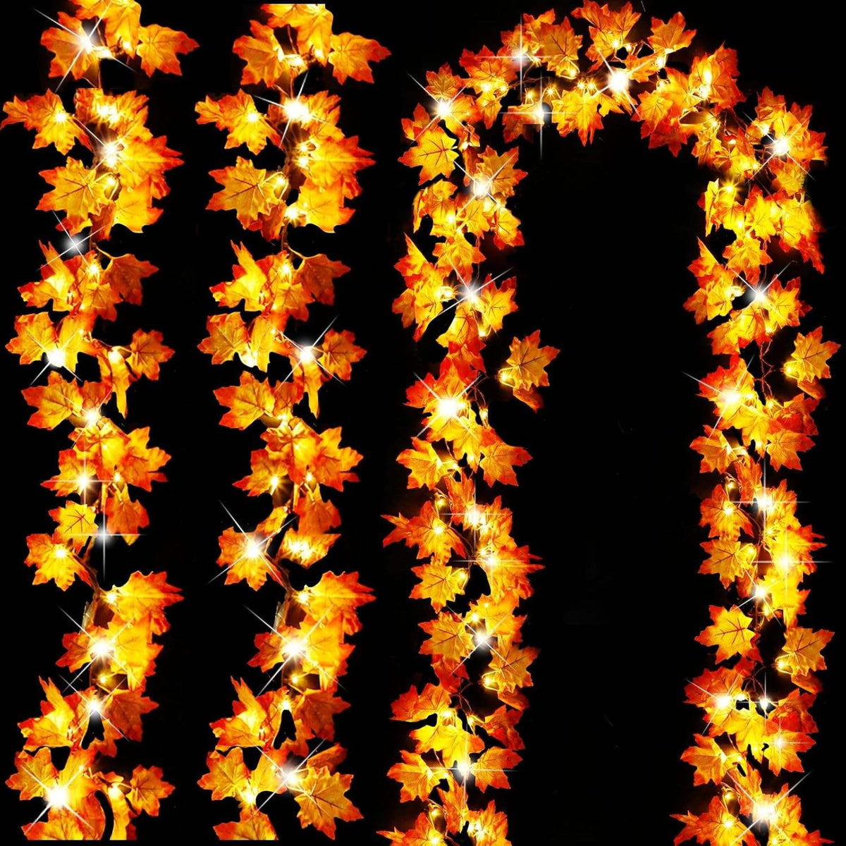 Maple Leaf LED String Lights