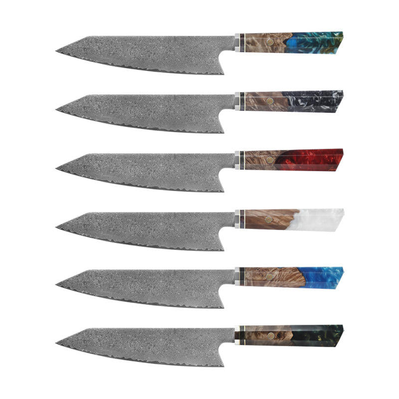 Petal & Pine Damascus Chef Knife