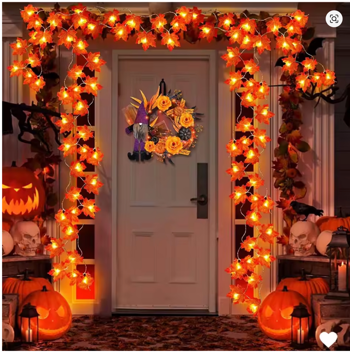 Maple Leaf LED String Lights