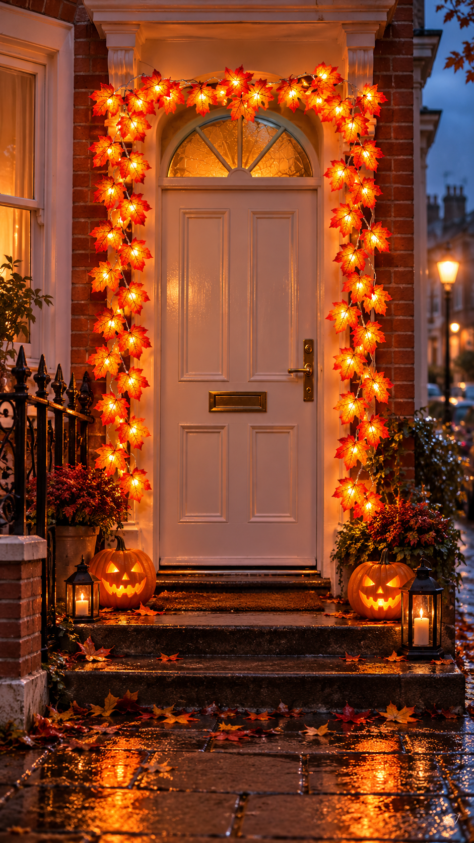 Maple Leaf LED String Lights